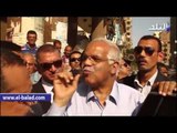 محافظ القاهرة يصل محطة حلوان لتفقد حملات إزالة الباعة الجائلين