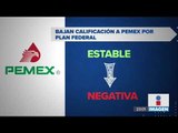 Bajan calificación crediticia de Pemex | Noticias con Ciro Gómez Leyva