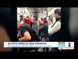 Hombre arroja gas pimienta para asaltar a usuarias de la Línea B del metro | Noticias con Paco Zea