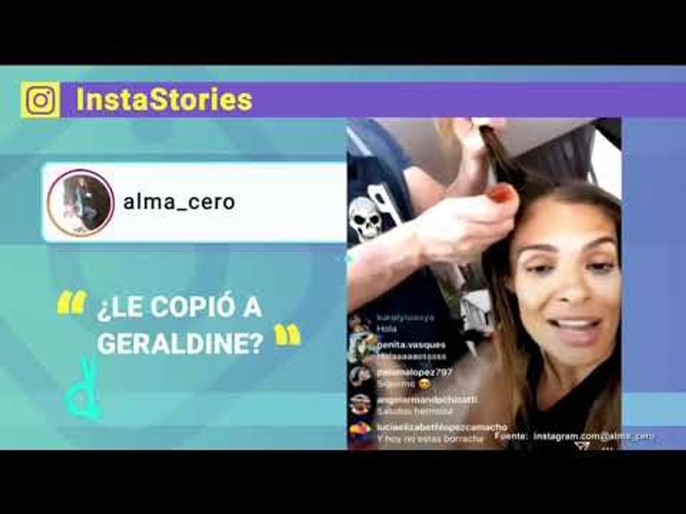 Alma Cero molesta por ser comparada con Geraldi...