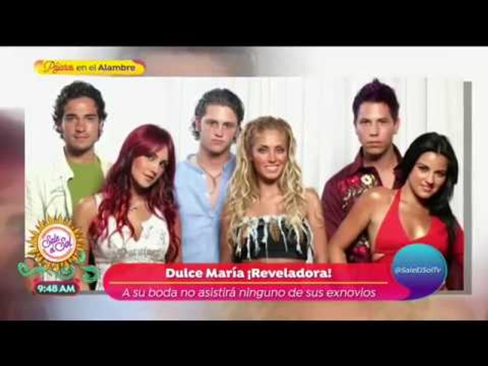 ¿Dulce María invitará a los RBD´s a su boda? | Sale el Sol