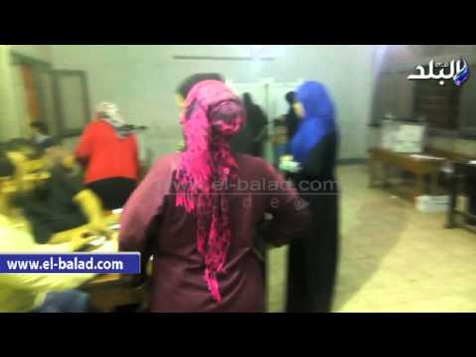 #صدى_البلد | إقبال كثيف على لجان منشاة القناطر فى الساعات الأخيرة لعملية التصويت