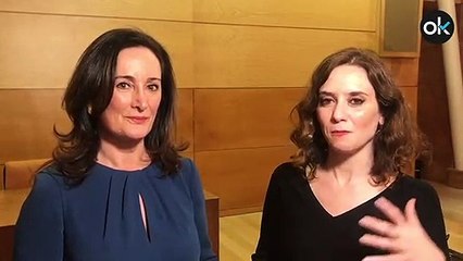 Isabel Díaz Ayuso en la presentación del libro de Edurne Uriarte