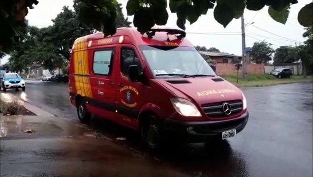 Siate atende mulher ferida no Cascavel Velho