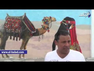 #صدى_البلد |  الفنان التشكيلي صابر طه ينتهى من أول جدارية له بطور سيناء