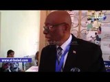 #صدى_البلد | سفير ليبيريا يتفقد سير العملية الانتخابية فى لجان الجيزة