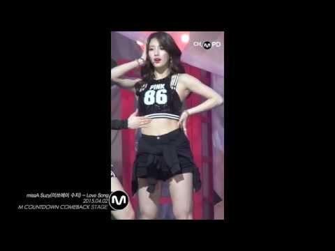 [MPD직캠] 미쓰에이 수지 직캠 Love Song missA Suzy Fancam Mnet M COUNTDOWN 150402