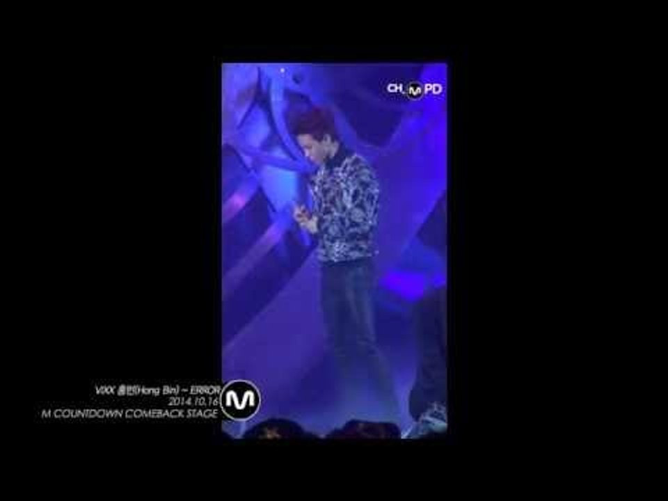 [MPD/직캠] 141016 VIXX 홍빈(Hong Bin) - ERROR