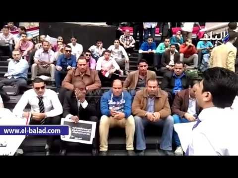 صدى البلد | حاملو الماجستير والدكتوراه يعلنون الاعتصام المفتوح أمام الصحفيين