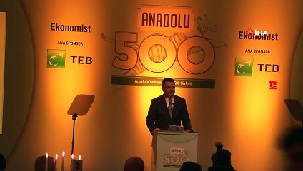 Anadolu'nun En Büyük 500 Şirketi Araştırması Ödülleri sahiplerini buldu