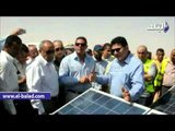 #صدى_البلد | وزير الري ومحافظ أسوان يطلقان أول بئر بالطاقة الشمسية بمشروع توشكى