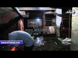 صدى البلد | غرق الشوارع الجانبية  بالأسكندرية