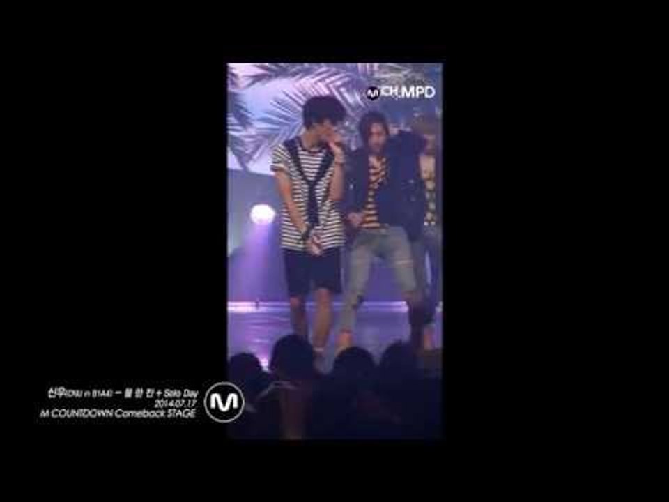 [MPD/직캠]140717 신우(CNU in B1A4) - 물 한 잔 + SOLO DAY
