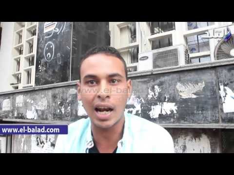 صدى البلد | طلاب معاهد التمريض ينقلون وقفتهم للبوابة الرئيسية لمجلس الوزراء