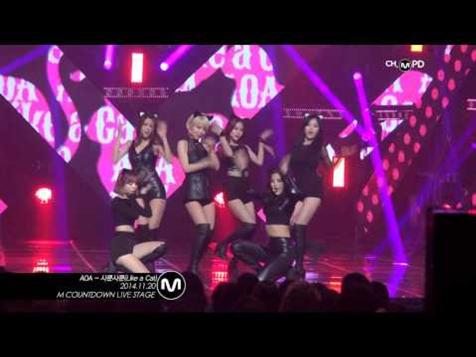 [MPD/직캠] 141120 AOA - 사뿐사뿐(Like a Cat)
