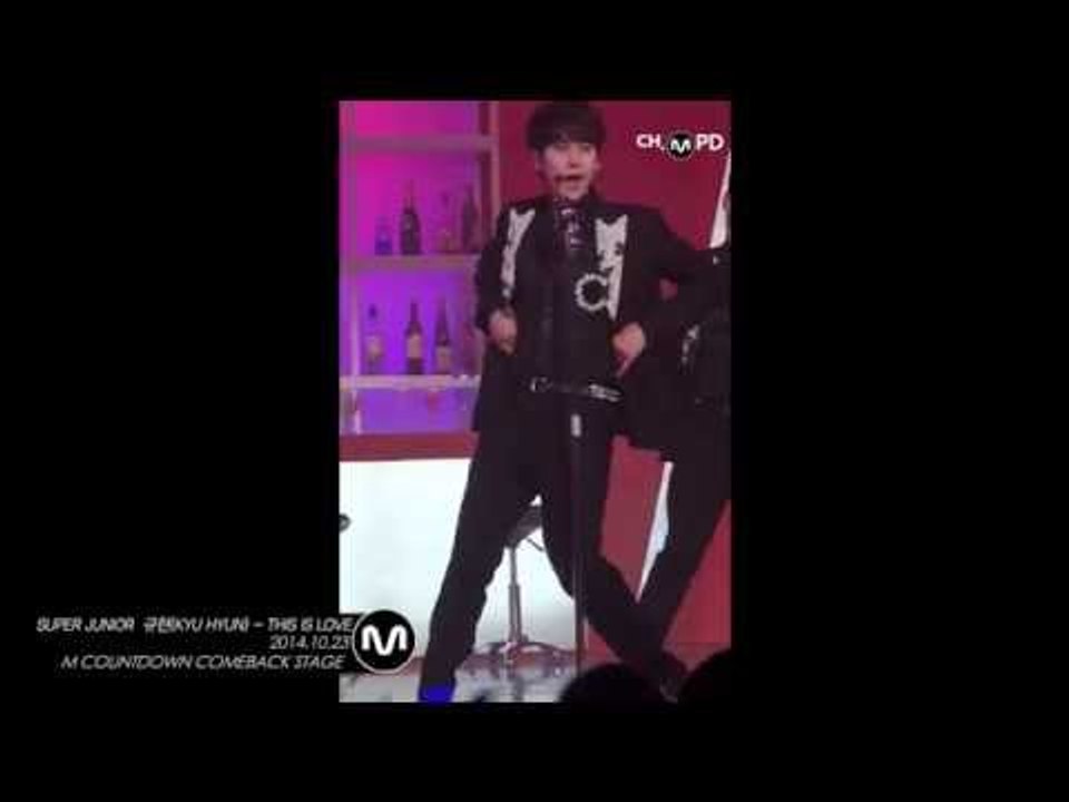 [MPD/직캠] 141023 SUPER JUNIOR 규현(Kyu Hyun) - This Is Love
