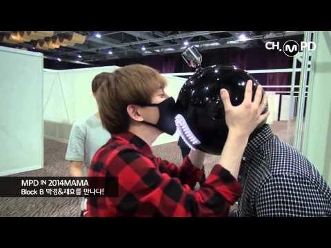[MPD in 2014MAMA] 141201 Block B Park Kyung & Jae Hyo met MPD