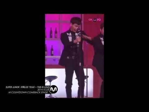 [MPD/직캠] 141023 SUPER JUNIOR 이특(Lee Teuk) - This Is Love