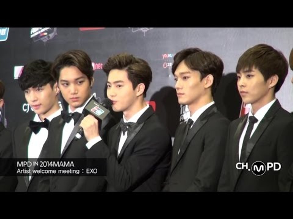 [MPD in 2014MAMA] 141203 Artist welcome meeting EXO