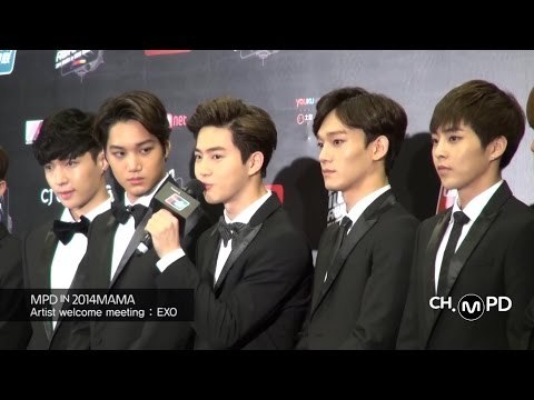 [MPD in 2014MAMA] 141203 Artist welcome meeting EXO