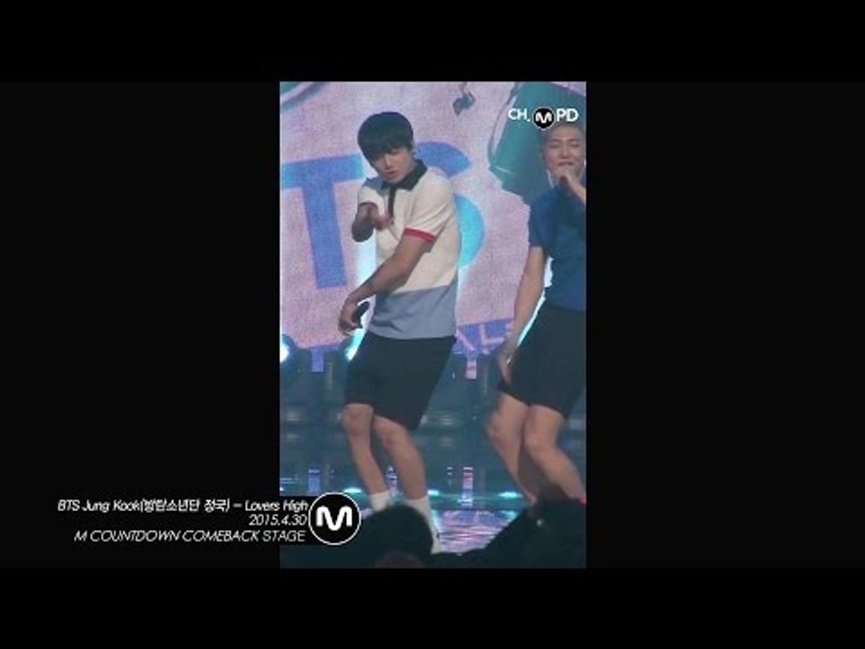 [MPD직캠] 방탄소년단 정국 직캠 Lovers High  BTS JungKook Fancam Mnet MCOUNTDOWN 150430