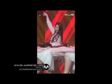 [MPD직캠] 오마이걸 지호 직캠 CUPID OH MY GIRL Jiho Fancam Mnet MCOUNTDOWN 150507