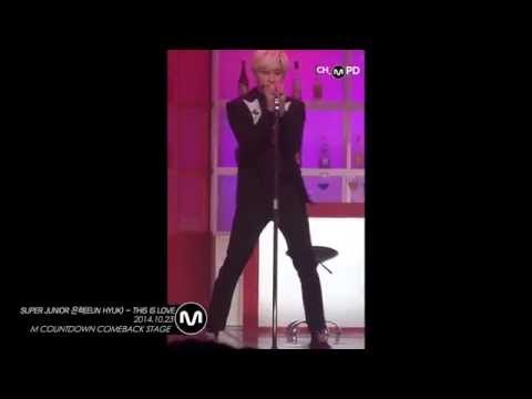 [MPD/직캠] 141023 SUPER JUNIOR 은혁(Eun Hyuk) - This Is Love