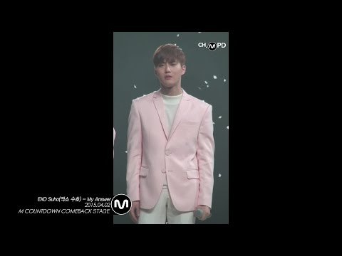 [MPD직캠] 엑소 수호 직캠 My Answer EXO SuHo Fancam Mnet MCOUNTDOWN 150402