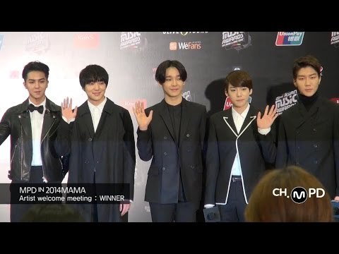 [MPD in 2014MAMA] 141203 Artist welcome meeting WINNER
