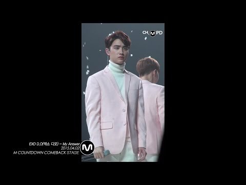 [MPD직캠] 엑소 디오 직캠 My Answer EXO D.O Fancam Mnet M COUNTDOWN 150402
