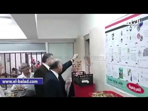 صدى البلد | نائب رئيس جامعة بنها يطمئن على جودة وجبات المدن الجامعية