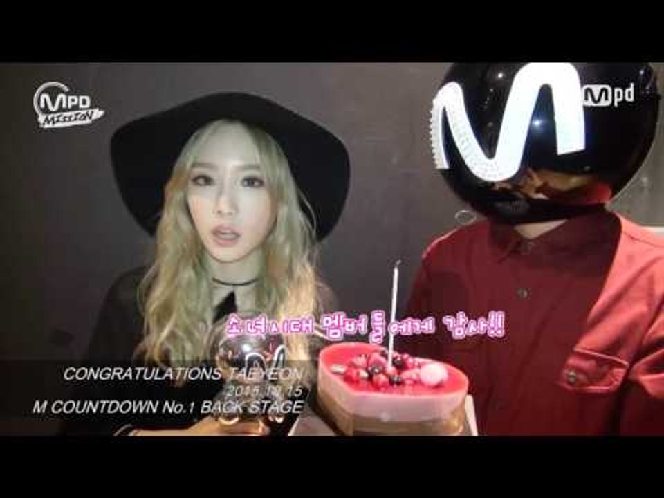 No.1 Tae-yeon of Girl's generation 1위 축하!! 태연 소녀시대 151015