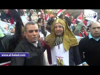 صدى البلد | تحيز إعلامي بريطاني ضد مظاهرات دعم السيسي بلندن