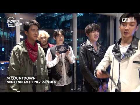 위너 컴백 미니팬미팅 WINNER MINI FAN MEETING Mnet MCOUNTDOWN 160204