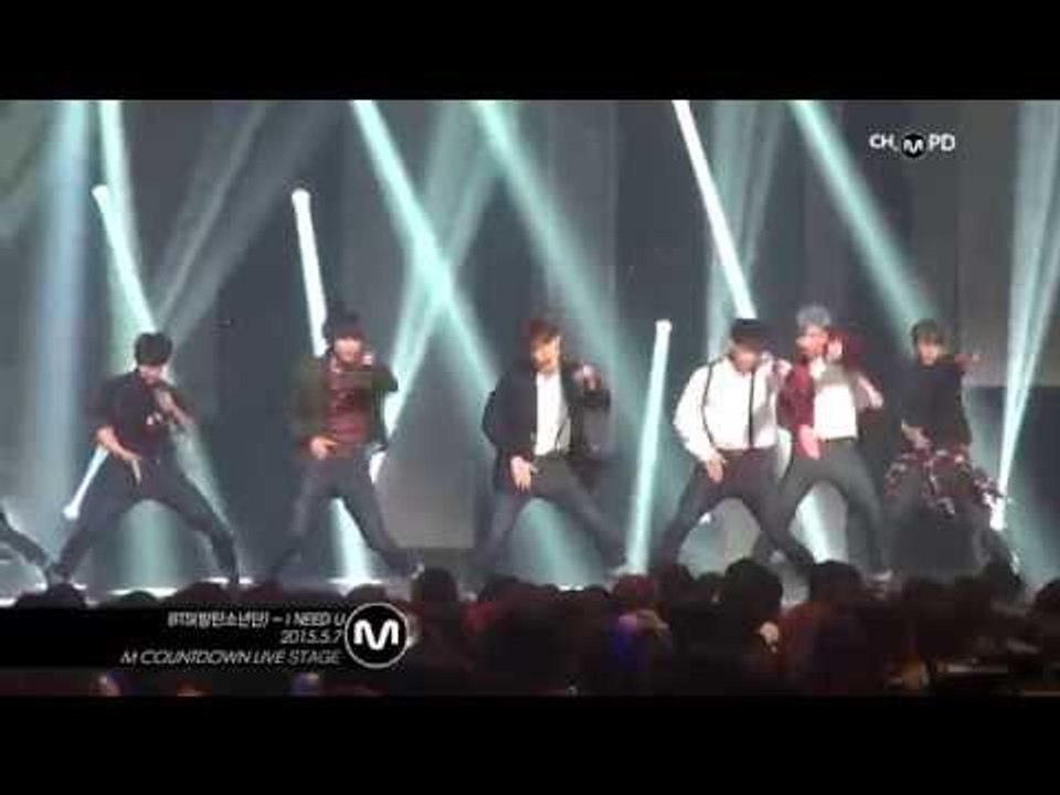 [MPD직캠] 방탄소년단 직캠 I NEED U BTS Fancam Mnet MCOUNTDOWN 150507