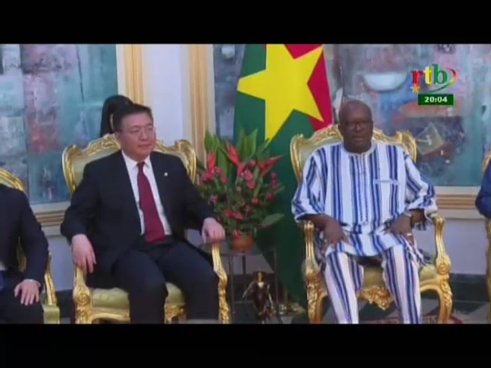 RTB/Rencontre d’une délégation chinoise avec le président Roch Christian Kaboré