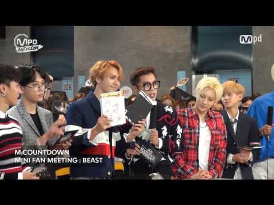 비스트 컴백 미니팬미팅 BEAST MINI FAN MEETING Mnet MCOUNTDOWN 150730