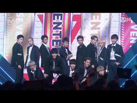[MPD직캠] 세븐틴 직캠 만세 MANSAE Seventeen Fancam @엠카운트다운_151001