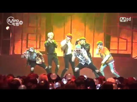 [MPD직캠] 방탄소년단 직캠 불타오르네 Fire BTS Fancam @엠카운트다운_160512