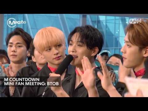 비투비 컴백 미니팬미팅 BTOB MINI FAN MEETING Mnet MCOUNTDOWN 160331