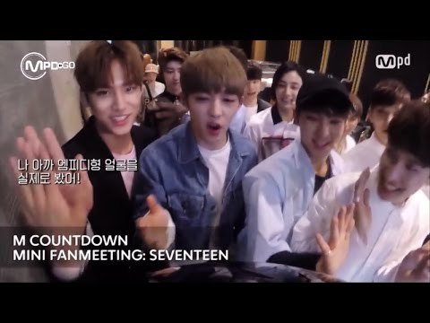 세븐틴 컴백 미니팬미팅 SEVENTEEN MINI FAN MEETING Mnet MCOUNTDOWN 160428