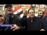 صدى البلد | ابو العينين يشارك الجالية المصرية في بريطانيا فرحتهم بزيارة السيسي