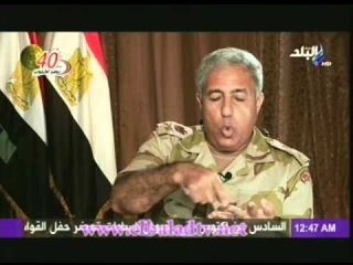 لقاء رولا خرسا الحصرى مع قائد قوات حرس الحدود 6-10-2013