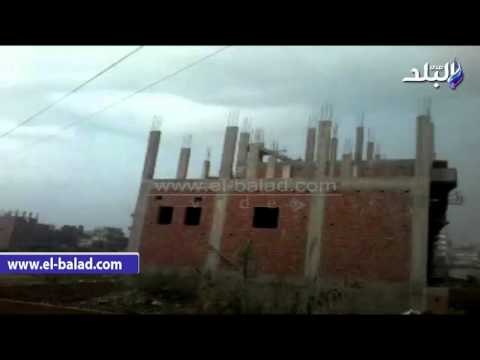 صدى البلد | أسلاك الضغط العالي كارثة تهدد حياة اهالي فارسكور بدمياط