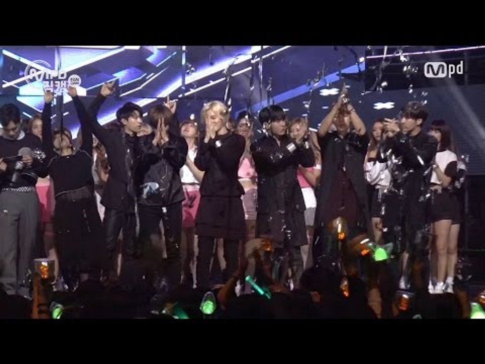 [MPD직캠] 인피니트 1위 직캠 태풍 INFINITE The eye Fancam No.1 Encore full ver. @엠카운트다운_160922