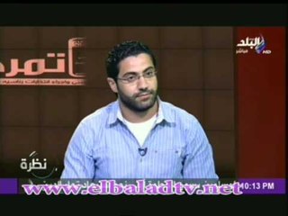 حمدى رزق يلقن اعضاء حركة تمرد درس شديد اللهجة على الهواء
