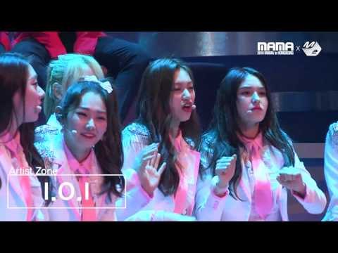 [2016MAMA x M2] I.O.I Reaction to GOT7's performance
