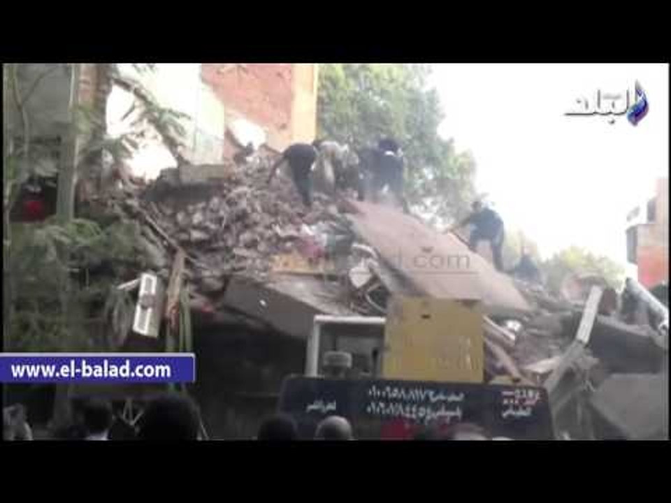 صدى البلد |  مصرع 10 أفراد وأصابة اخرين فى انهيار 3 منازل بالفيوم