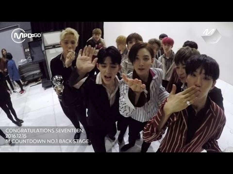 No.1 SEVENTEEN CONGRATULATIONS! 세븐틴 1위 축하!! 161215