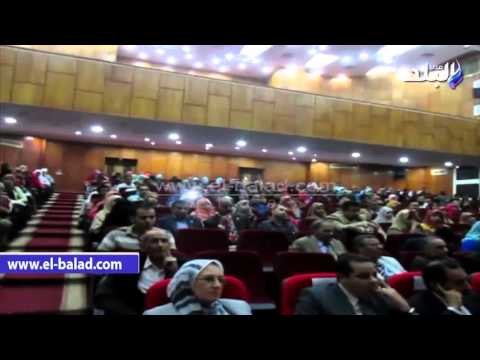 صدى البلد | بإرادتنا نتحدى أعاقتنا في مؤتمر بجامعة الفيوم